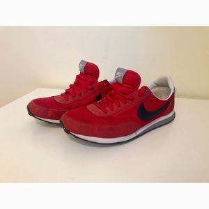 Men’s red Nike sneakers